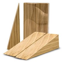 나무 도어 스토퍼 - 수제 아카시아 웨지 문 하단용 가정 보안 재머 모든 바닥 유형에 적합 Silginnes, 8 Pack