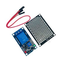 강우센서 우적센서 레인샌서 레인센서 모듈 ARDUINO 로봇 래인 샌서 레인 센서 물 빗방울 감지 모듈 빗방울 빗물감지 빗 + dc 5v 12v 릴레이 제어 키트용 38, 02 12V