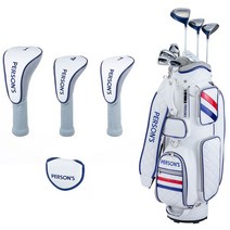 파슨스 하프 클럽 세트(8개 세트) 여성, 화이트/핑크/실버, 오리지널 카본, 엘