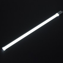 에어슬림 LED바 600mm 9W 24V 세트 아답타 스위치포함 간접조명 싱크대 침대 독서등, 터치스위치+전구색