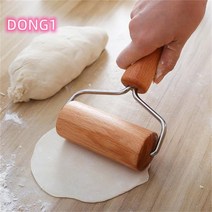 피자 롤러기 롤러 제빵기구 밀대 나무 도우 만두 반죽 Esyuse 증정, 1