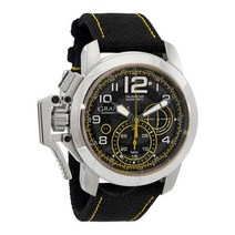 그레이엄 Graham Chronofighter 크로노그래프 오토매틱 블랙 다이얼 남성용 시계