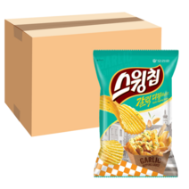 오리온 스윙칩 갈릭디핑소스 M 60g x12입