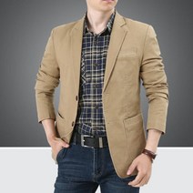 봄가을 간절기 마이 면자켓 콤비 캐주얼 블레이저 정장 자켓 중년 아빠 선물