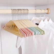 신박한아이템 동대문옷걸이 가디건옷걸이 미끄럼방지 정장 바지 옷가게 컬러풀, 컬러풀옷걸이(인디블루)