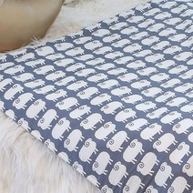 화모베이비 순면 휴대용방수패드 아기방수요 유아방수요, 양떼목장