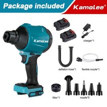 송풍기 브로아 제설 핸드 고압 먼지 제거 다양한 모델 가능 마키타 호환 배터리에 사용, two Battery Brushed, 한국 플러그