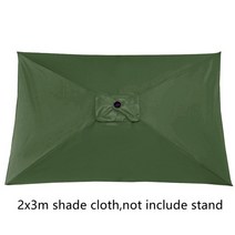 그늘막 그늘 캠핑 차량용 정원 태양 항해 천 우산 커버 야외 방수 광장 교체 해변 방수 천막 천 햇빛차단 우산 방수 자외선차단, 협력사, 초록