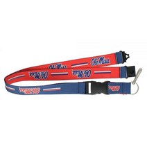 NCAA Mississippi Old Miss Rebels CCP-LN-162-61 랜야드 양면 가능 원 사이즈 팀 색상