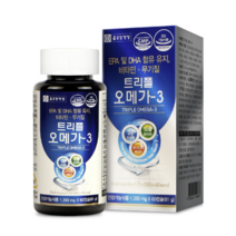 (주)네추럴에프앤피 2공장 종근당건강 - 트리플 오메가3 1350mg x 60캡슐, 1개
