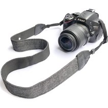 캐논 니콘 소니 DSLR 가죽 어깨 크로스 끈 블랙