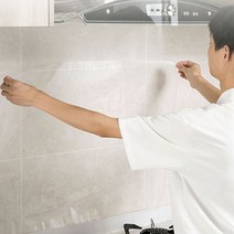 PG PKFARM [5장 SET] 주방 투명 위생 시트지 60cm*90cm 부엌 타일 벽 가스레인지 테이블 식탁 오염 방지 방수 방염 다용도, 5장SET