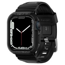 한국 럭셔리 브랜드 Rugged Armor 올인원 시계 케이스 + 스트랩 SE 4 5 6 7 커버 40 41 44 45mm