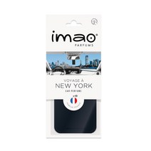 프랑스 명품 차량용 방향제 이마오 imao parfums 카드형 NEW YORK (블랙)