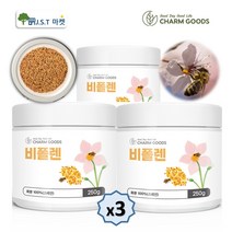 비폴렌 벌화분 먹는 꿀벌 꿀 화분 가루 효능 생화분 250g 1팩~5팩, 3병