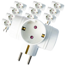 서광산업 접지 3구 일반형 멀티탭 GM-403L, 11개, 탭형, 11개