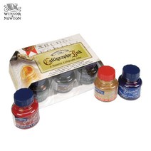 윈저앤뉴튼 캘리그라피 잉크 30ml 6색세트, WI1190192