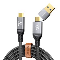 오리코 40Gbps 데이터 전송 8K USB 4.0 지원 썬더볼트 3 C타입 to C타입 고속충전 케이블 100W ACC40, 1.5m
