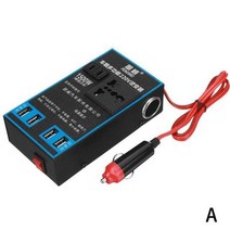 자동차 인버터 12v 24v 220v 휴대 전화 USB 충전 홈 컨버터 전원 소켓 변압기 태양 C9Q9, 02 blue