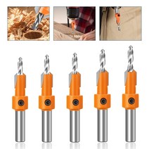 소형 탁상 밀링머신 서프파이프 선반가공 탁상바이스 밀링기 8mm shank hss woodworking 카운터 싱크 라우터 비트 세트 나사 추출기 remon for wood, 3.5mmx8mm