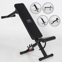 [바디엑스] 멀티벤치 BK-Q2 블랙 (인클라인 플랫 싯업 디클라인), 상세 설명 참조