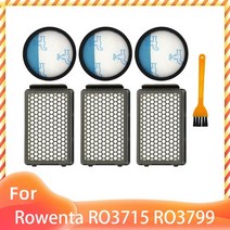Rowenta RO3715 3759 Samurai SG3751WA 진공 부품 용 컴팩트 파워 사이클론 HEPA 필터 예비 교체 키트, 05 Set E