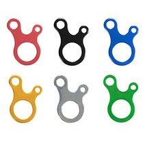 West Coast Paracord 3 Hole Tensioner Guyline Adjuster with a Figure 9 Descender Ring 3 Hole Connecto, 1