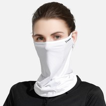 여성 여름 쿨 골프 마스크 운동용 얼굴 햇빛 가리개 자외선 차단 자전거 라이딩 마스크, 연그레이