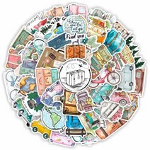 50 개갑팩 우리의 마지막 스티커 노트북 자전거 기타 스케이트 보드 스티커 아이 DIY 낙서 방수 스티커 장난감, 단일옵션