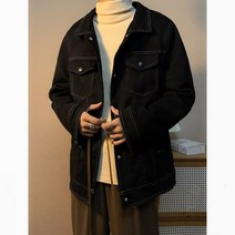 투포켓 스웨이드 트러커 자켓 하늘비즈 C31 K869L122