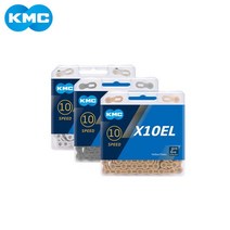 KMC 모든구동계 호환 10단 경량 체인 X10 EL 티탄골드, 상세 설명 참조