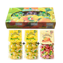 이탈리아 카스텔크림 포지타노 임산부 입덧 사탕 선물세트 사탕모음전, 선물세트(레몬200g2개 + 오렌지200g 1개)