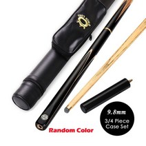 당구 큐대 3쿠션 고급 개인큐 계몽 스누커 큐 ​​원피스 피스 오리지널 팁 샤프트 스틱, 9.8mm, c