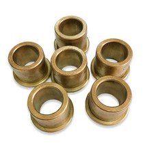 베어링 볼베어링 전기자재 소형 5pcs id 6 8 10mm자가 윤활 플랜지 리브 분말 야금 오일 구리 기본 합금 슬리브 od 8 10 12 14 16mm, 10x14x20-22x2mm