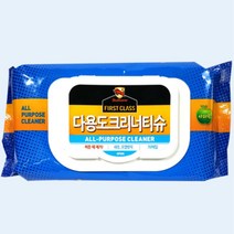 강력 찌든때제거 크리너 티슈 70매 5개 얼굴세안 순한물티슈