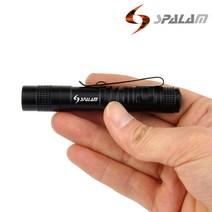 스파램 블랙 펜라이트 미니 LED후레쉬 손전등 비상 랜턴, 1개