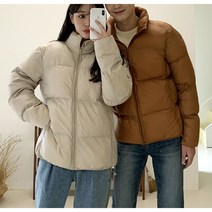 스트릿모던 기획 남자 여자 공용 커플 유니클로 기본 라이트 경량 숏 패딩 점퍼