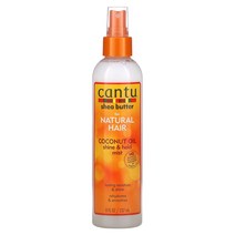 Cantu 칸투 모발 관리 시어 버터 네추럴 헤어 코코넛 오일 샤인 홀드 미스트 237ml