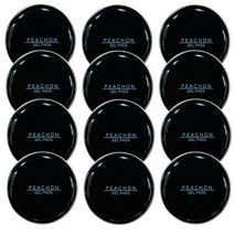 차량용 원형 논슬립패드 미끄럼방지 젤패드, 블랙 x 12개, 60mm, 1개
