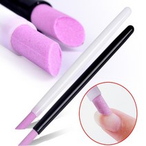 네일 큐티클 리무버 석영 그라인딩 로드 네일아트 도구 손톱정리 각질제거기, 블랙