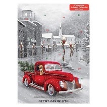 Vermont 버몬트 크리스마스 어드벤트 캘린더 초콜릿 75g Holiday Ride, 1개