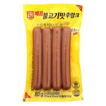 한성 매콤불고기맛 후랑크 80g, 15팩