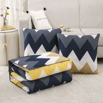 크리 에이 티브 베개 퀼트 이중 목적 다기능 자동차 소파 쿠션 침대 사무실 낮잠 여름 이불 베개 쿠션 담요 홈