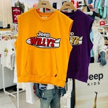지프키즈 [지프키즈] 인천점 NC KM2TSU614 로고 포인트와 컬러감 민소매 나시티