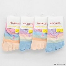 1 + 2 덧신 여자 나이즈 발가락 페이크삭스 PL102 5켤레 랜덤