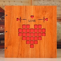 포토노트 인치 1200 한 권 룩 사진첩 삽화식 혼재 홈 성장책 4754290010, 사랑의 벽 우드 5678 인치 660 장