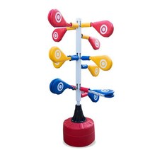 태권도 발차기 복싱 교육훈련용 미트 스탠딩샌드백, 3미트