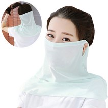 [2개무배] 쿨링 자외선차단 쿨마스크 냉감인증 마스크, 아쿠아그린