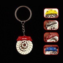 브레이크 캘리퍼스 키 체인 금속 자동차 부품 디스크 허브 캘리퍼스 열쇠 고리 bmw e81 e82 e87 e88 f20 f21 f40 f52 114i 118i 120d 123d, 빨간색, e82용