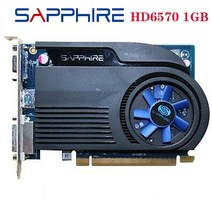 [해외] 사파이어 비디오 카드 hd6570 1gb gddr3 amd 그래픽 카드 gpu radeon hd 6570 office computer for amd card hdmi